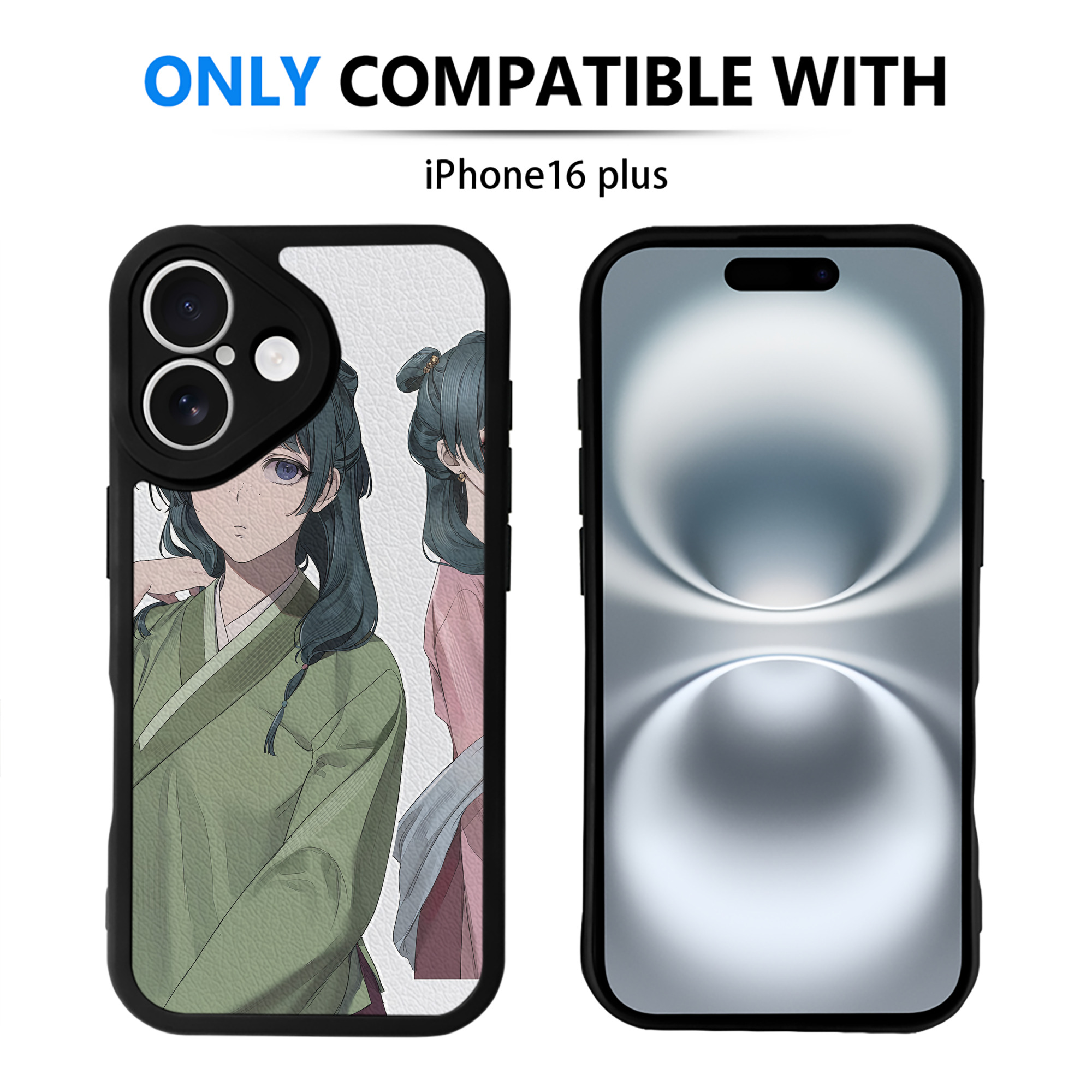 （画像用） 薬屋のひとりごと The Apothecary Diaries 【iPhone 16シリーズ対応】シリコンスマホケース（レザー調） 材質：シリコン